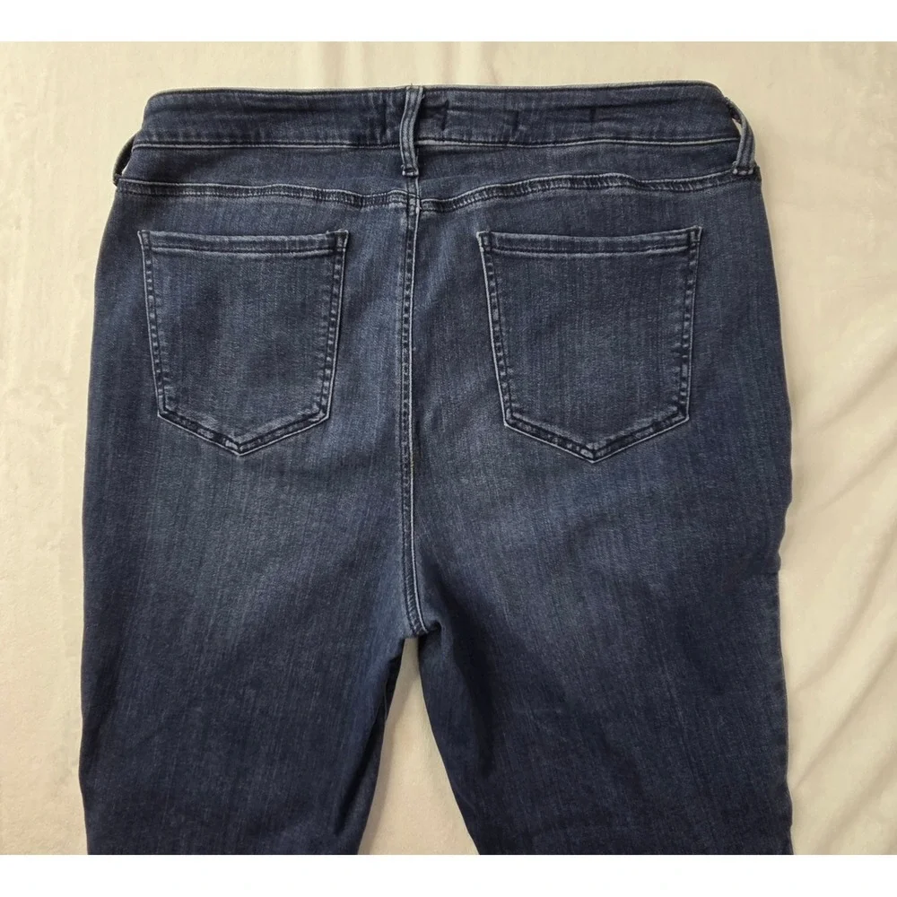 NYDJ Ami Skinny Jeans Women 12 Blue Lift Tuck Sure Stretch Denim‎ Excellent